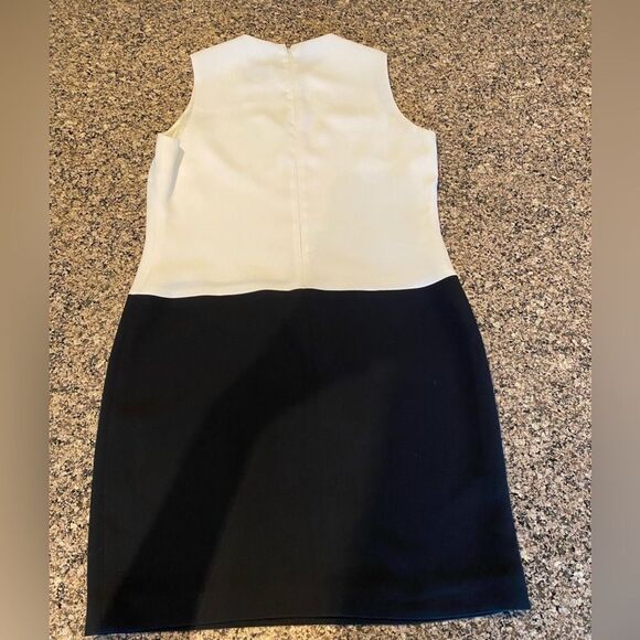 Emanuel Ungaro Sleeveless White Knee Length Vintage Shift Dress Size 8 - Picture 6 of 9